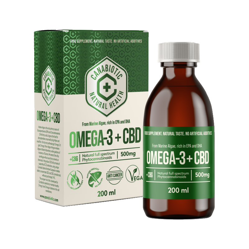 Omega-3 + CBD/CBG 500 mg 200 ml
